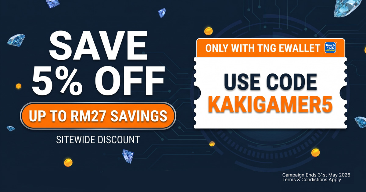 Get an Instant 5% Discount with TNG eWallet